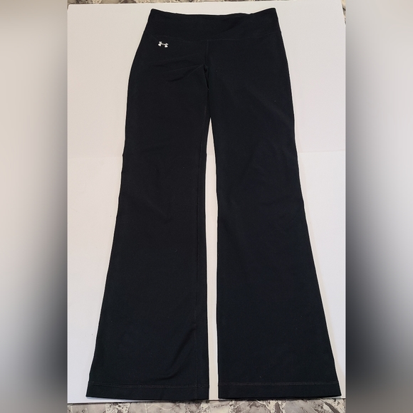 Under Armour Boot Cut Yoga Pants Joggers Track Pants Black Size Small - Picture 6 of 9